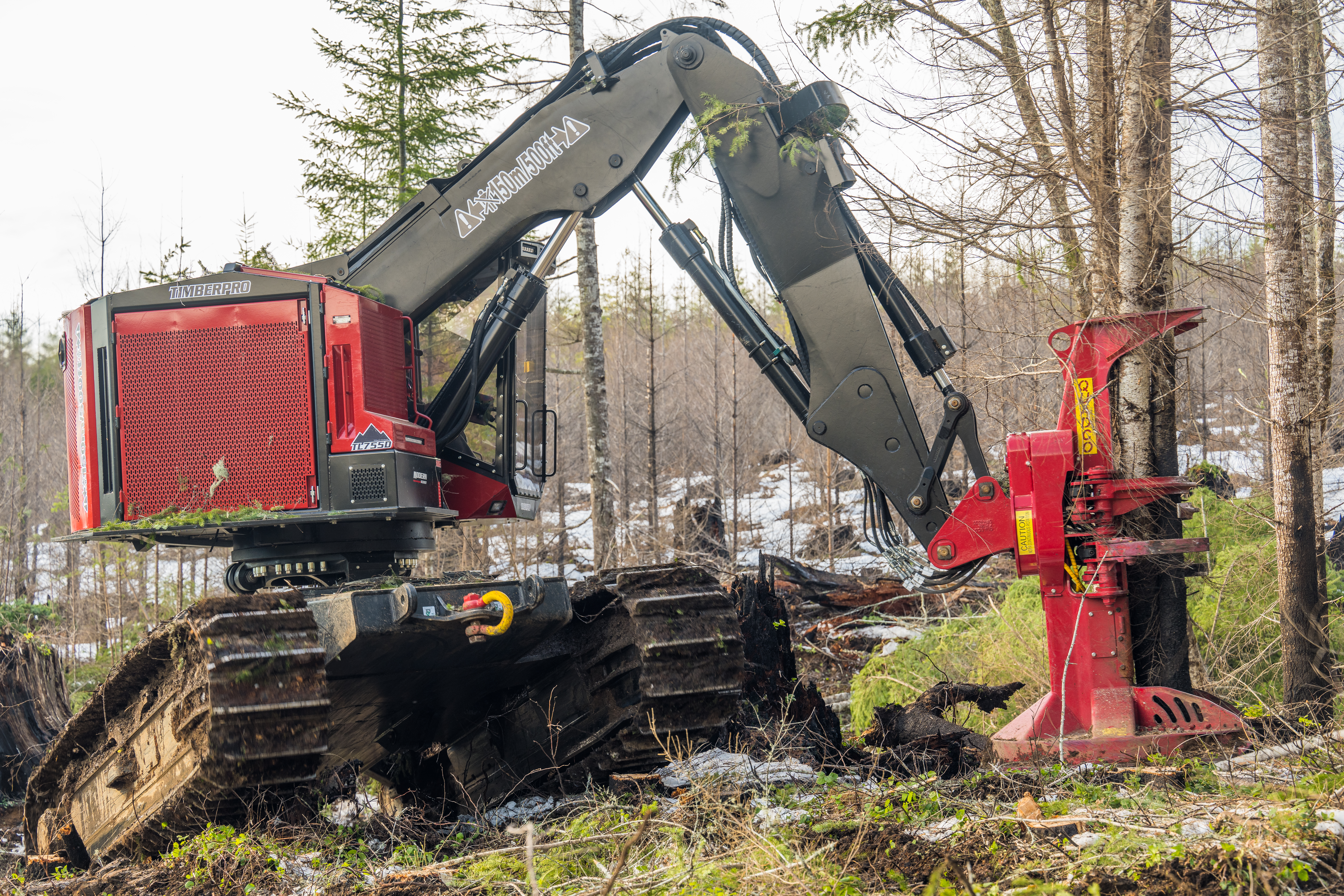 Timberpro from Casey Tree
TL755, tracked feller buncher​​​​