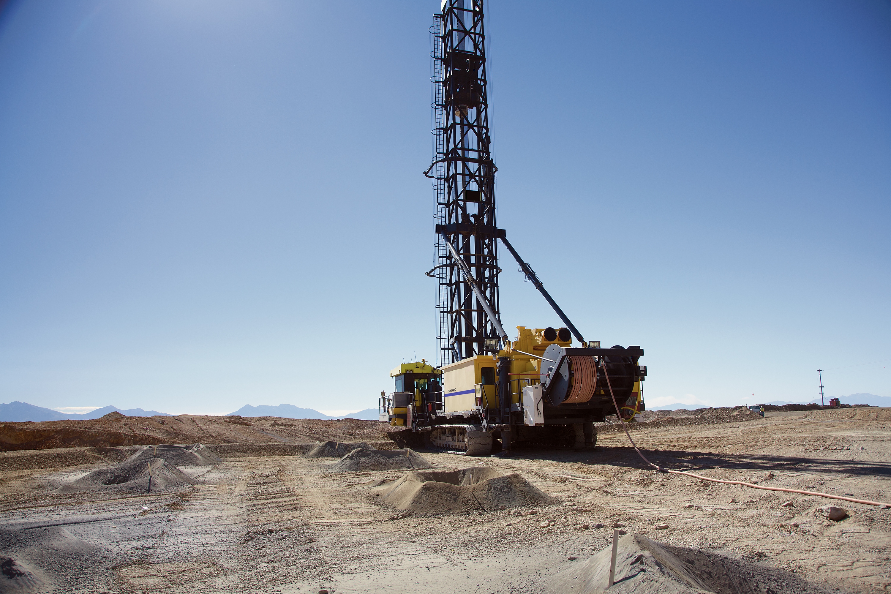Minimize stake and surveying requirements
