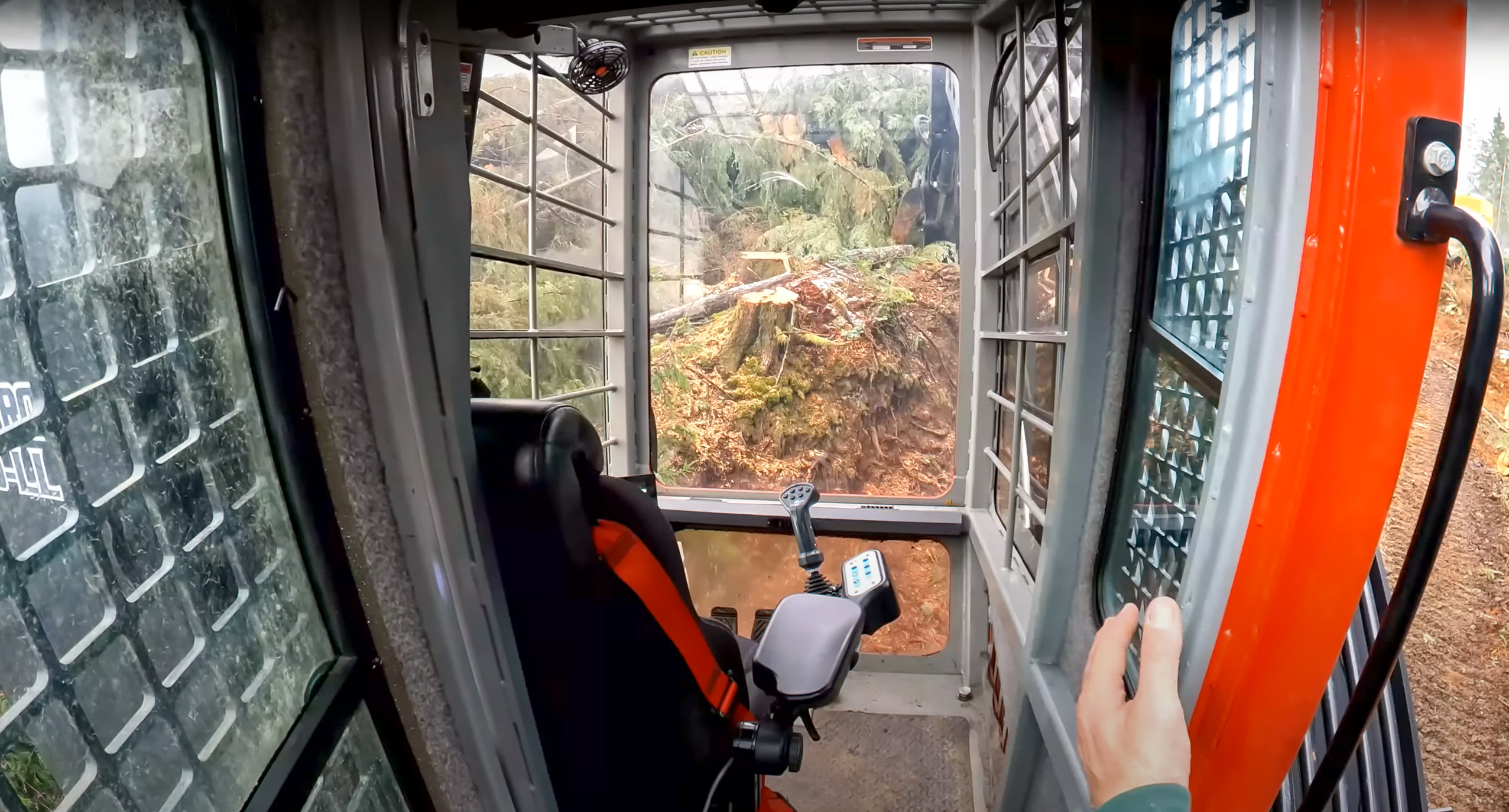 Comfortable spacious cab