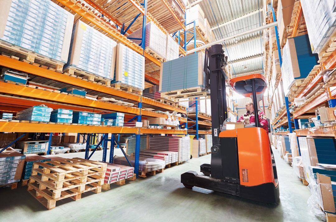 Ride on reach truck stock image.jpg