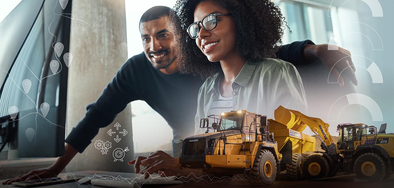 Komatsu Smart Construction fleet