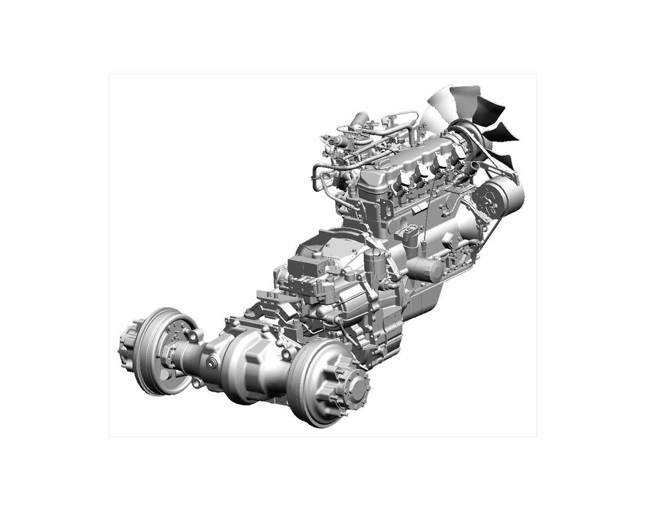 High-efficiency drivetrain