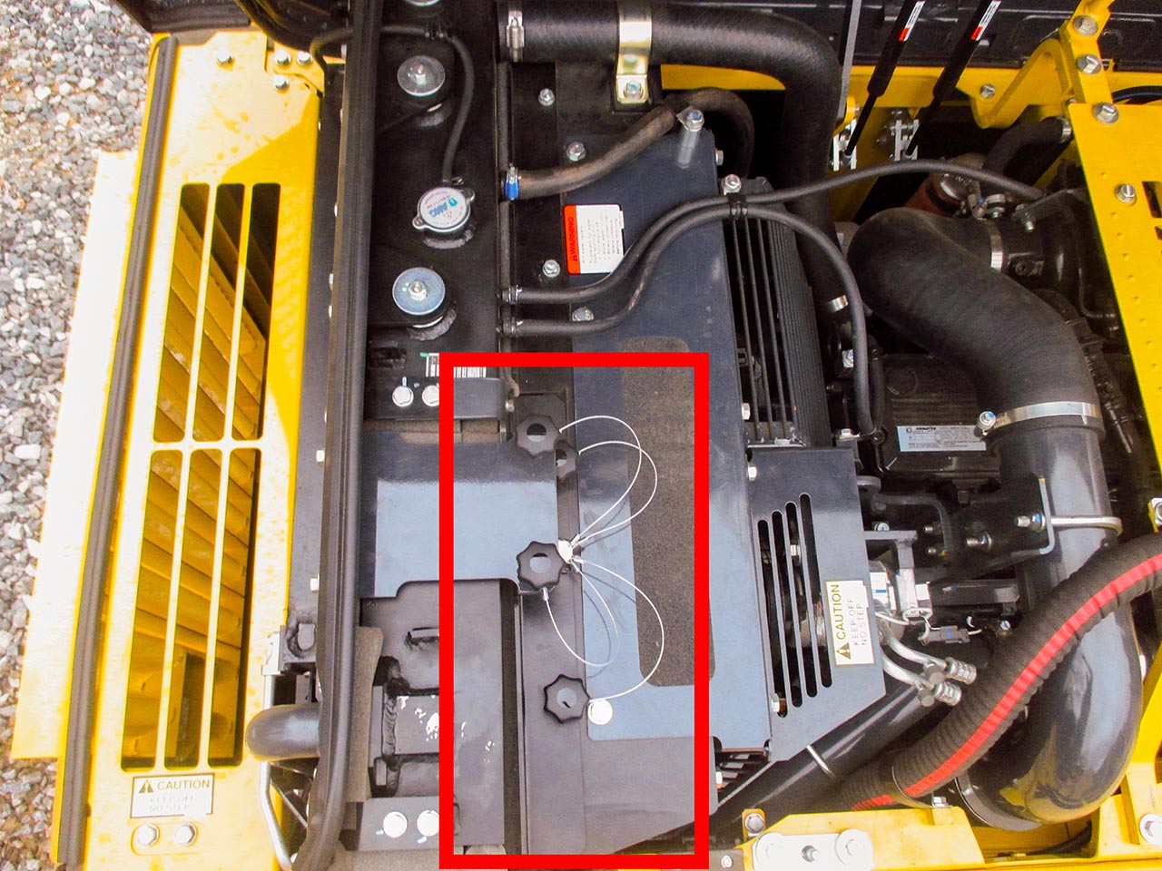 Radiator cleanout access cover