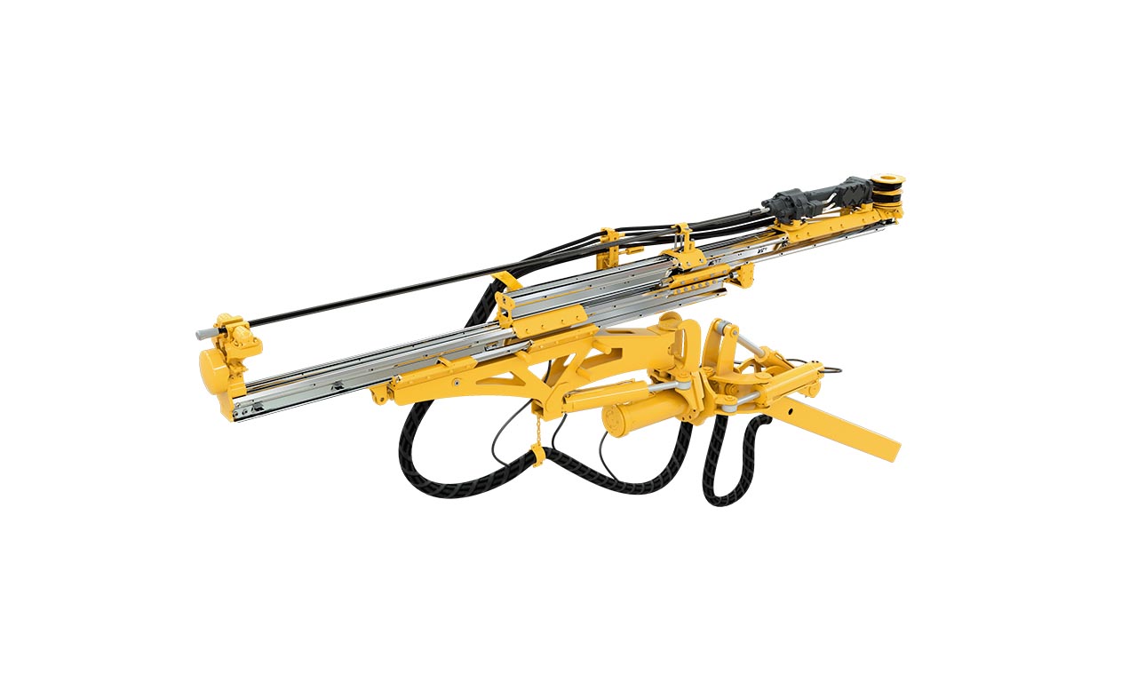 Telescopic and fixed drilling feeds