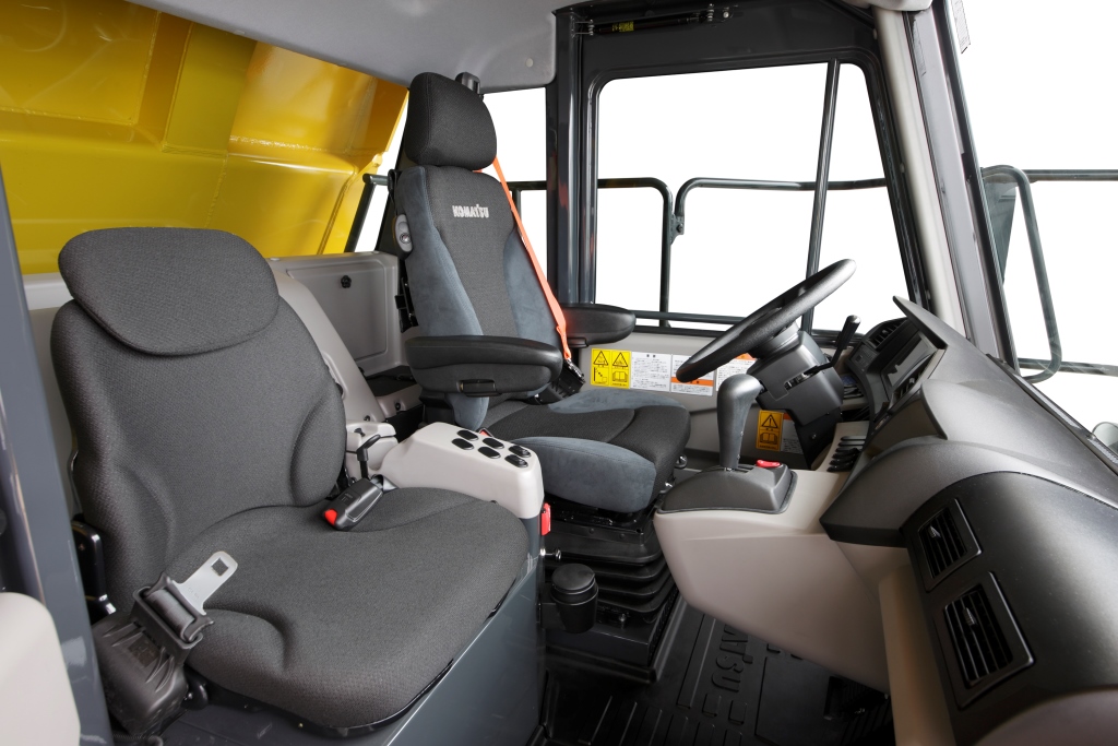 Ergonomically designed cab