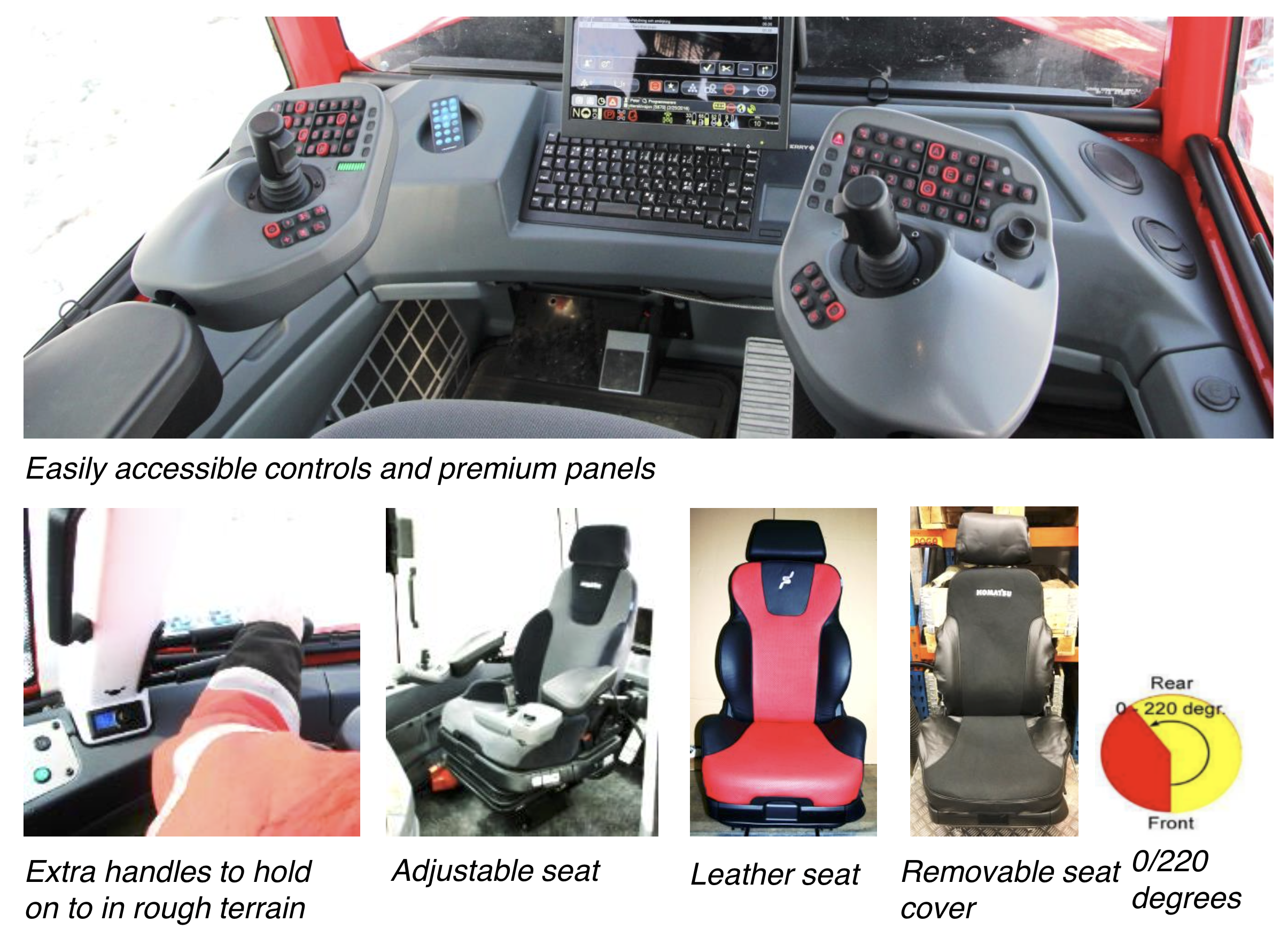 Operator comfort