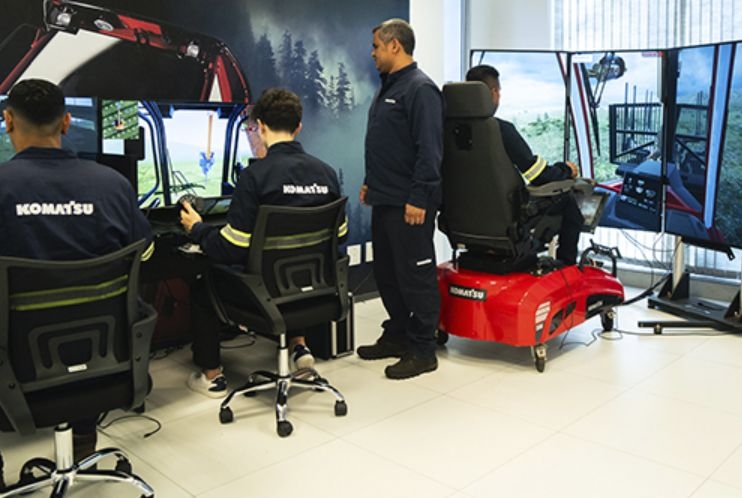 komatsu school simulator