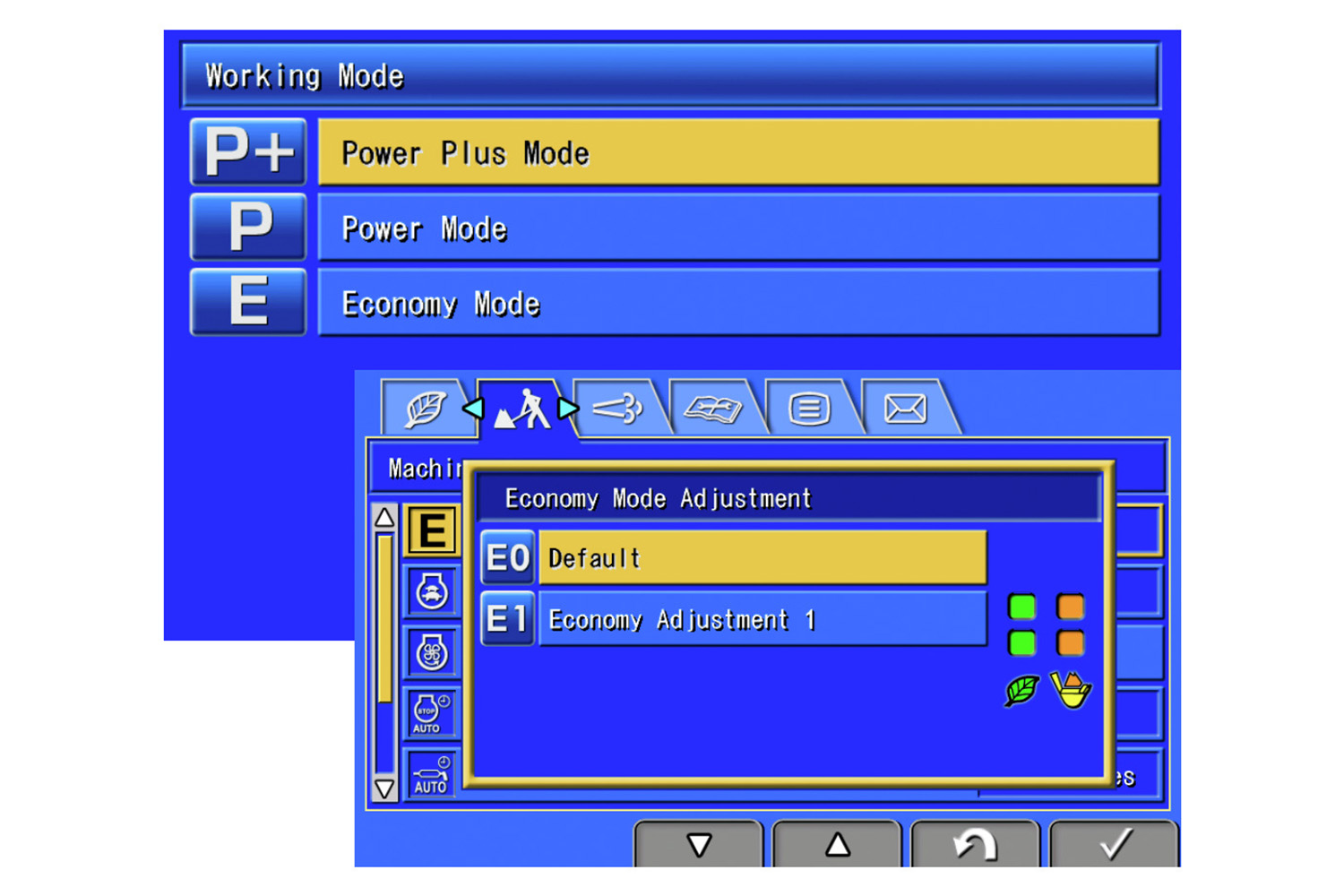 Four working modes