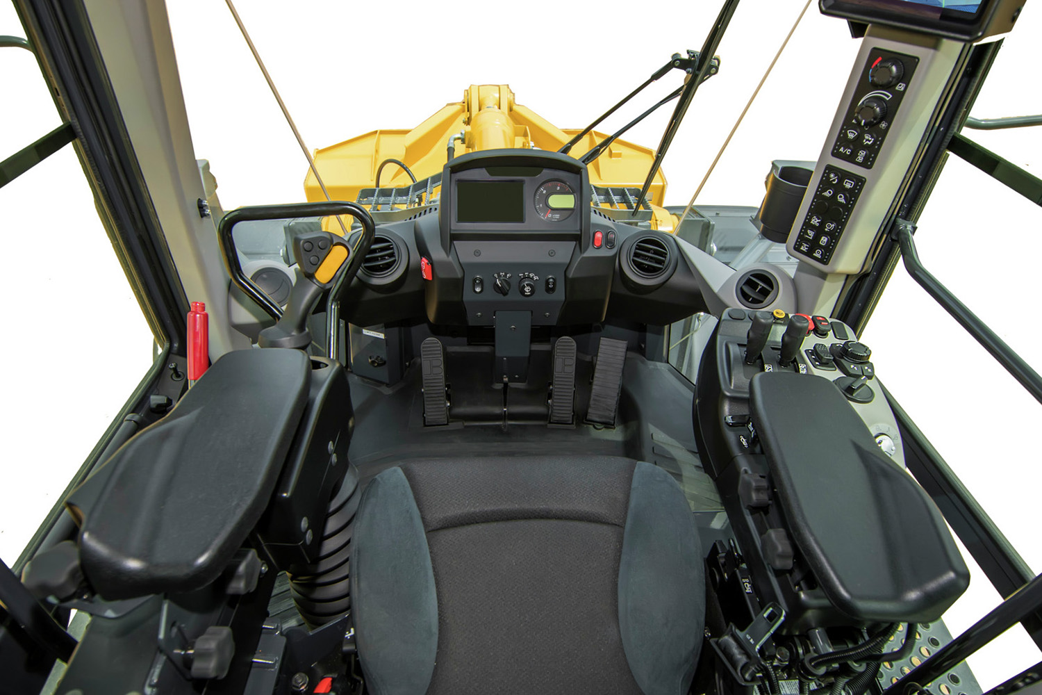 Engine RPM set switch with auto-deceleration