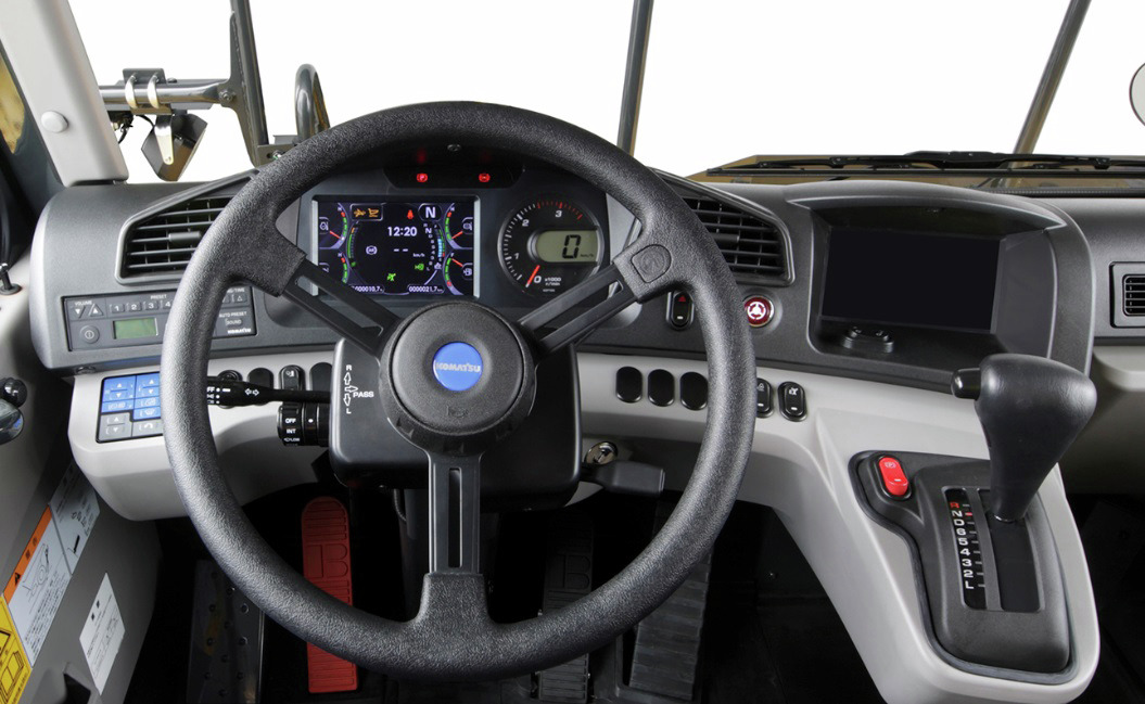 Ergonomically designed cab