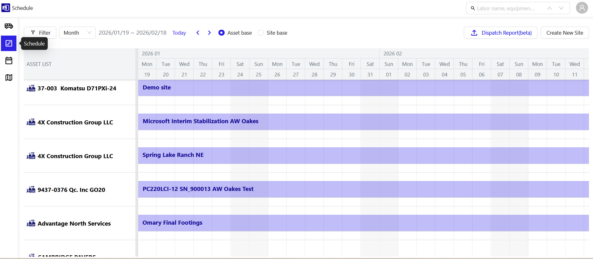 Schedule view insights 