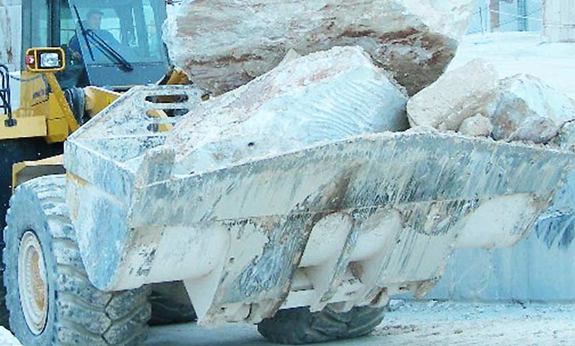 رافعة تحميل عالية الأداء في محاجر الرخام