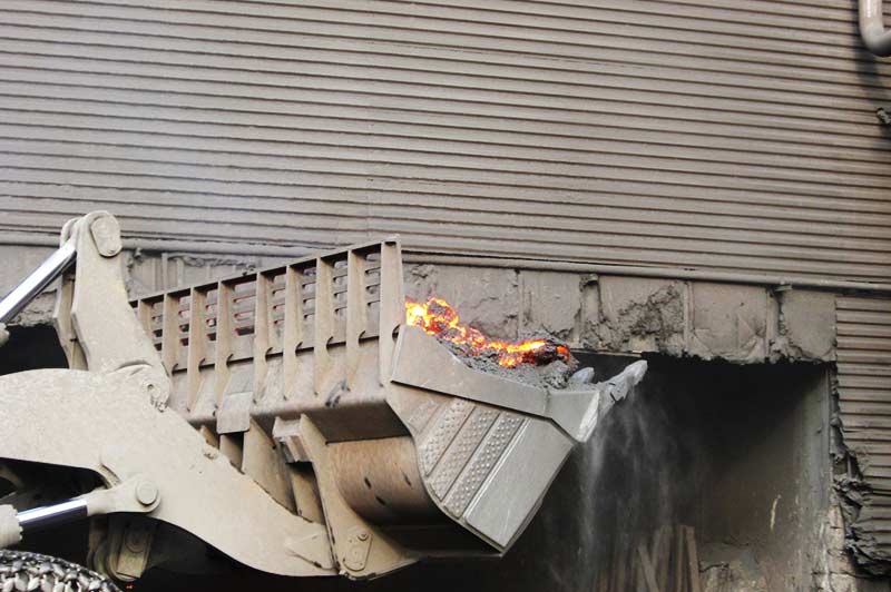 رافعة تحميل صناعية مع مادة منصهرة