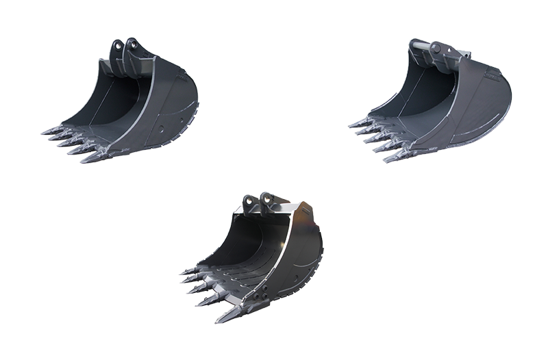 يتم عرض ثلاثة آليات حفر صناعية