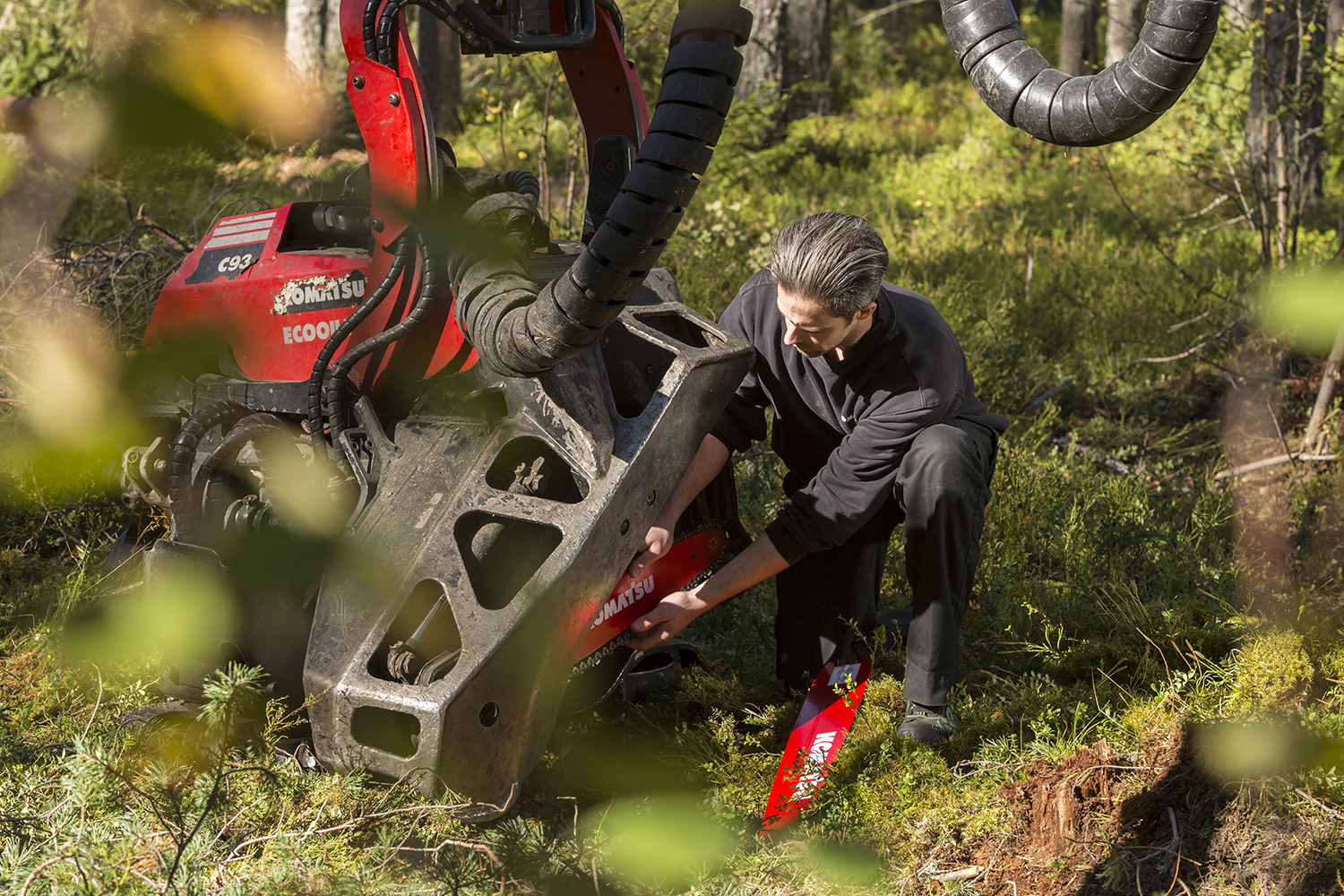 Forestry machine parts