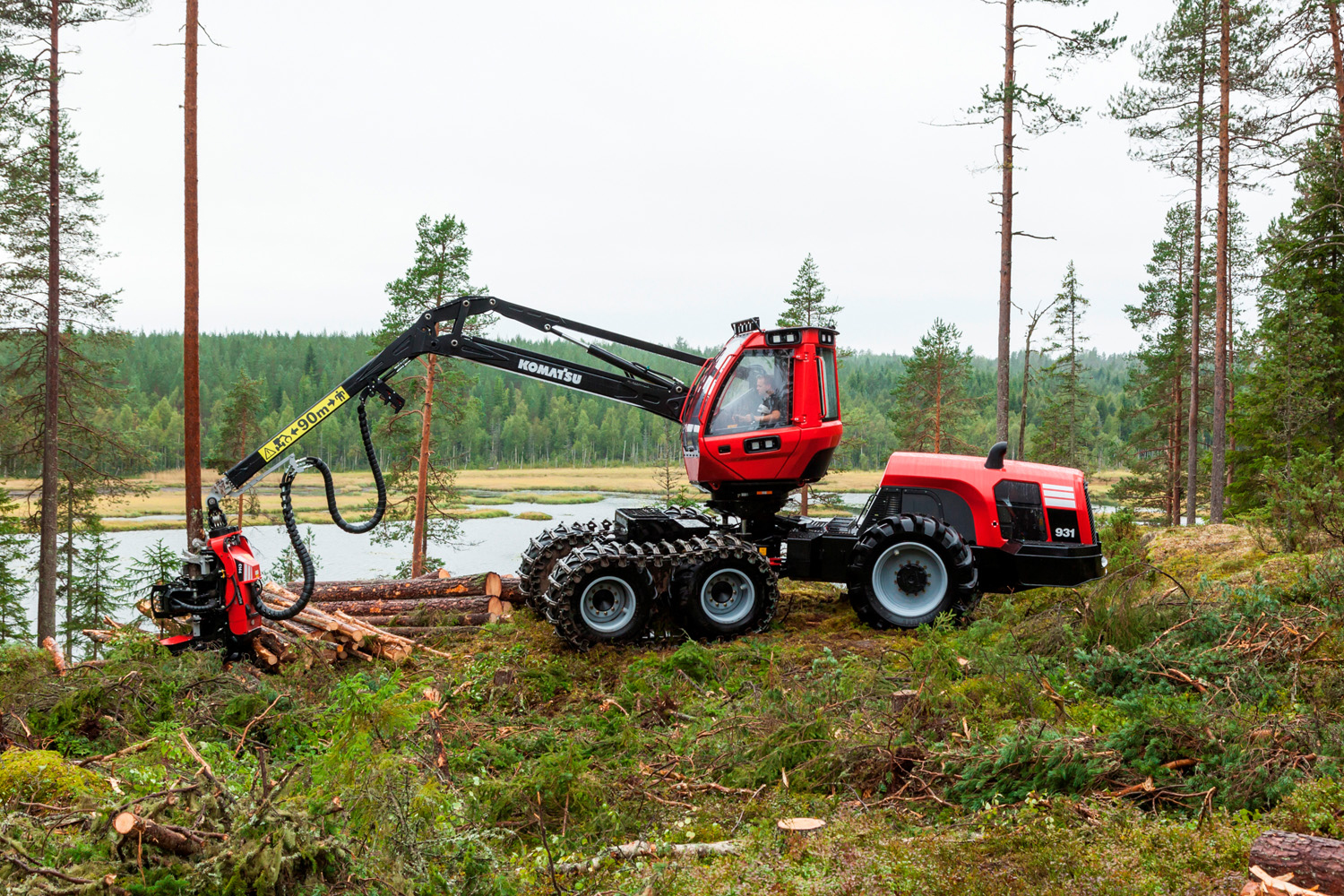 Powerful parallel crane