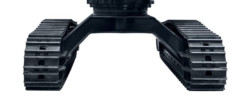 High wide undercarriage