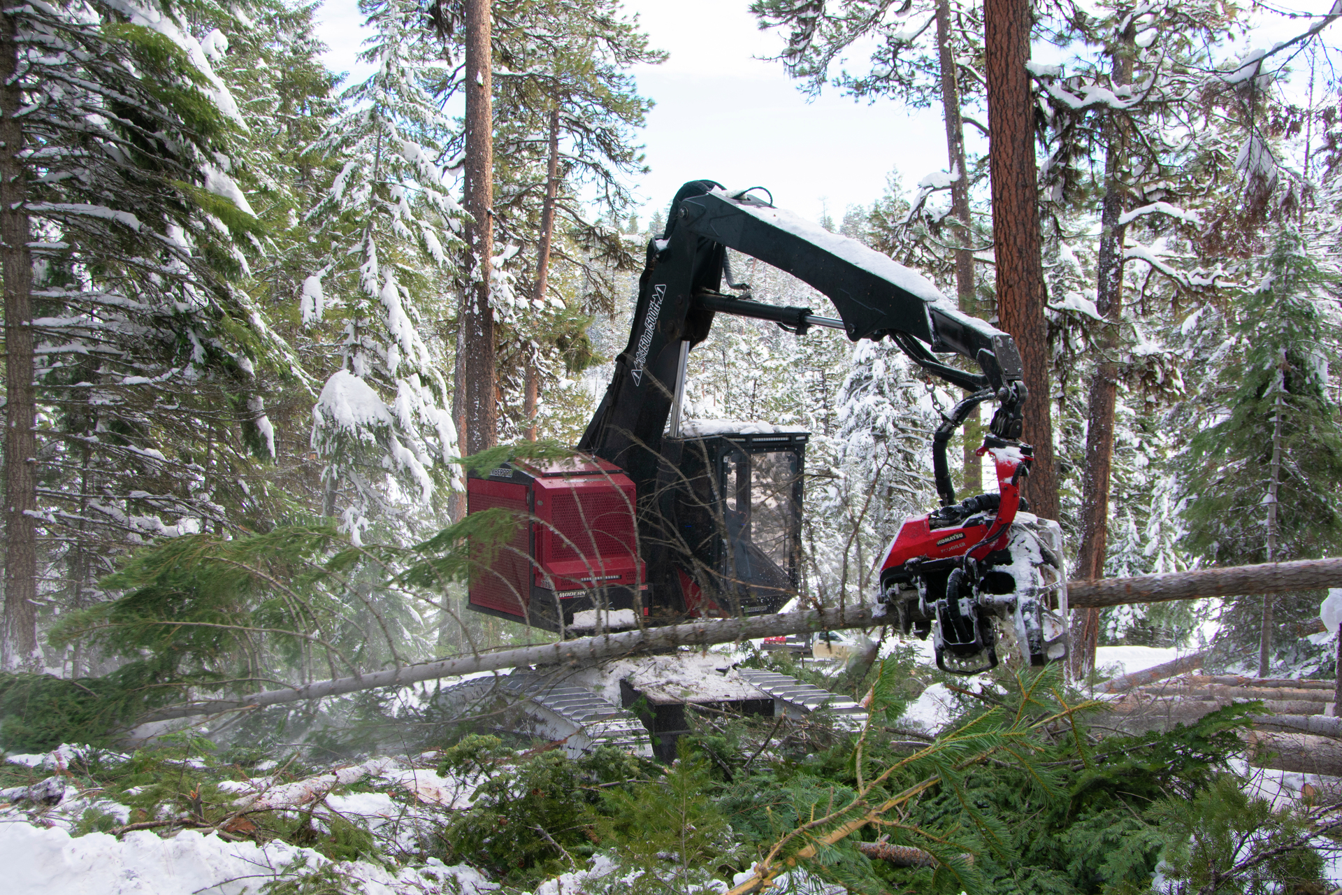 High lift capacity, big swing torque