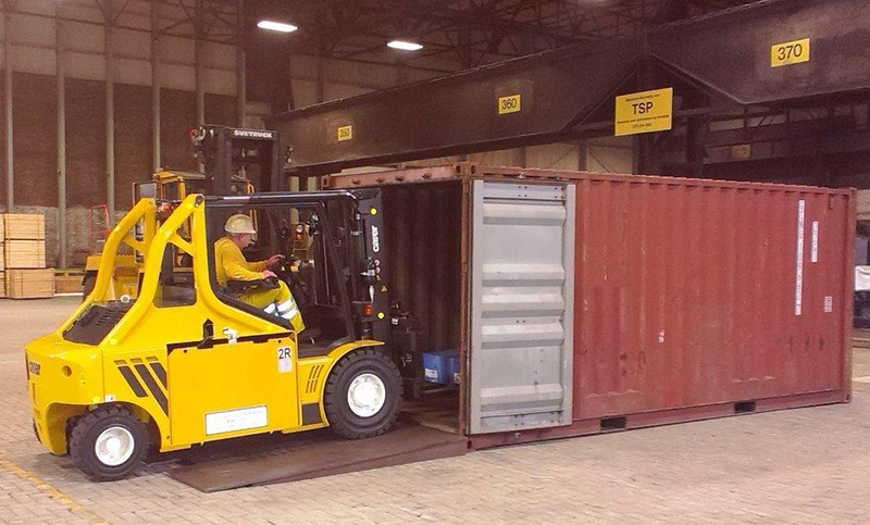 Designed to Handle Equipment in Containers