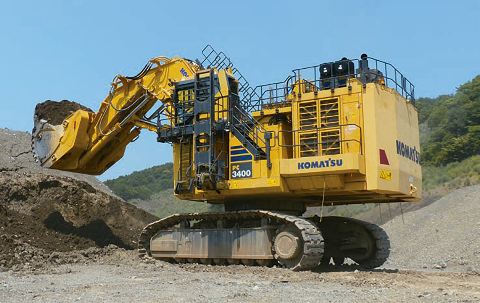 Powerful digging operation