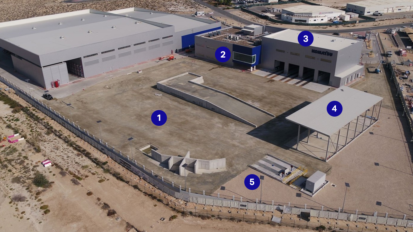 أكاديمية Komatsu الشرق الأوسط - صورة جوية