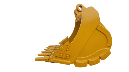 منظر جانبي لدلو komatsu مصنوع في الشرق الأوسط