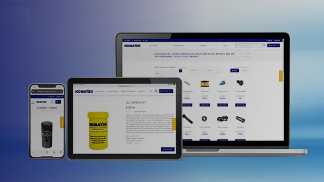 Order Komatsu parts online