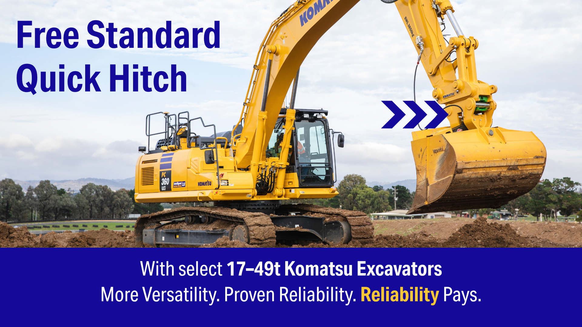 Komatsu excavator
