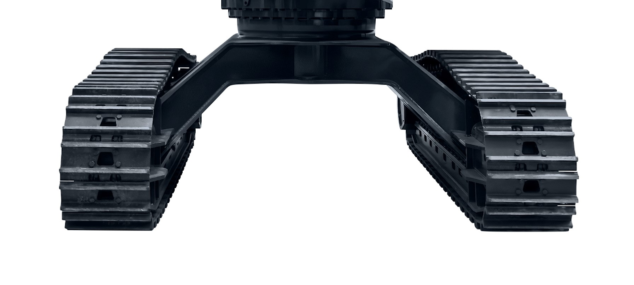 High wide undercarriage