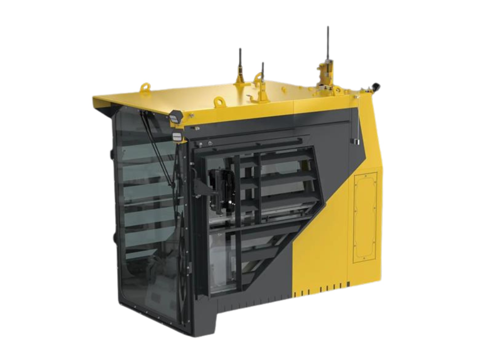 Operator cab specially designed for mining