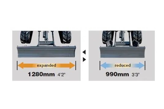Expandable undercarriage