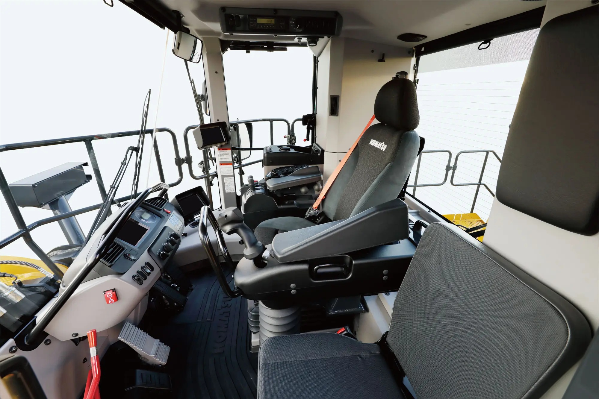 New operator seat with control levers