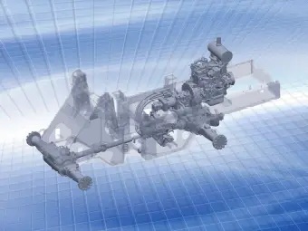 High-rigidity frames and loader linkage