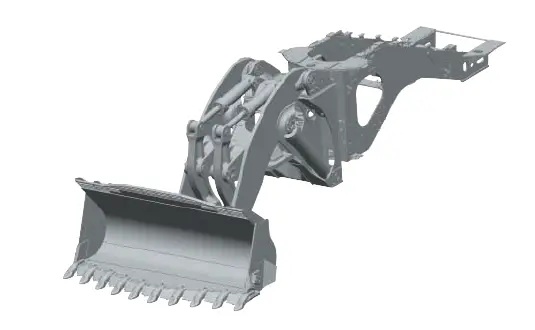 High-rigidity frames and loader linkage