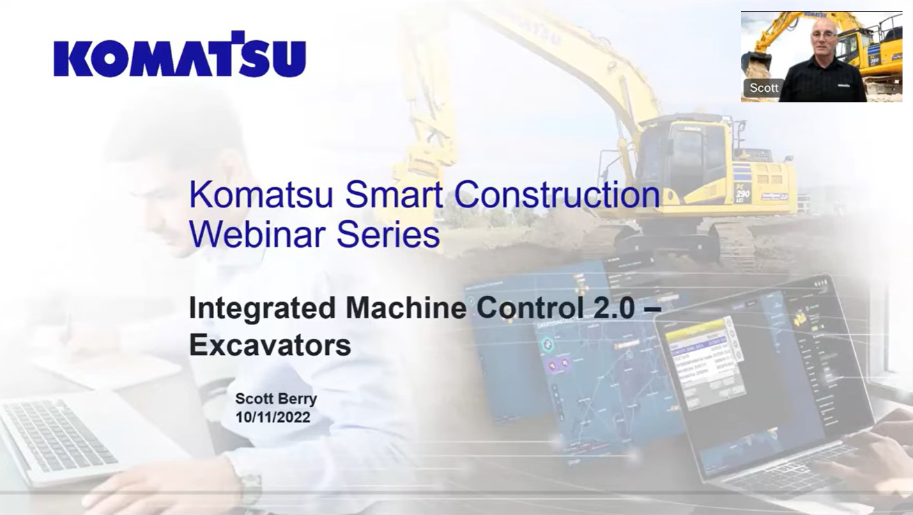 Smart Construction: Komatsu iMC 2.0 Excavator technology
