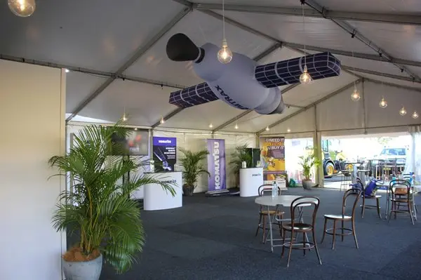 Komatsu expo room at DDT 2021