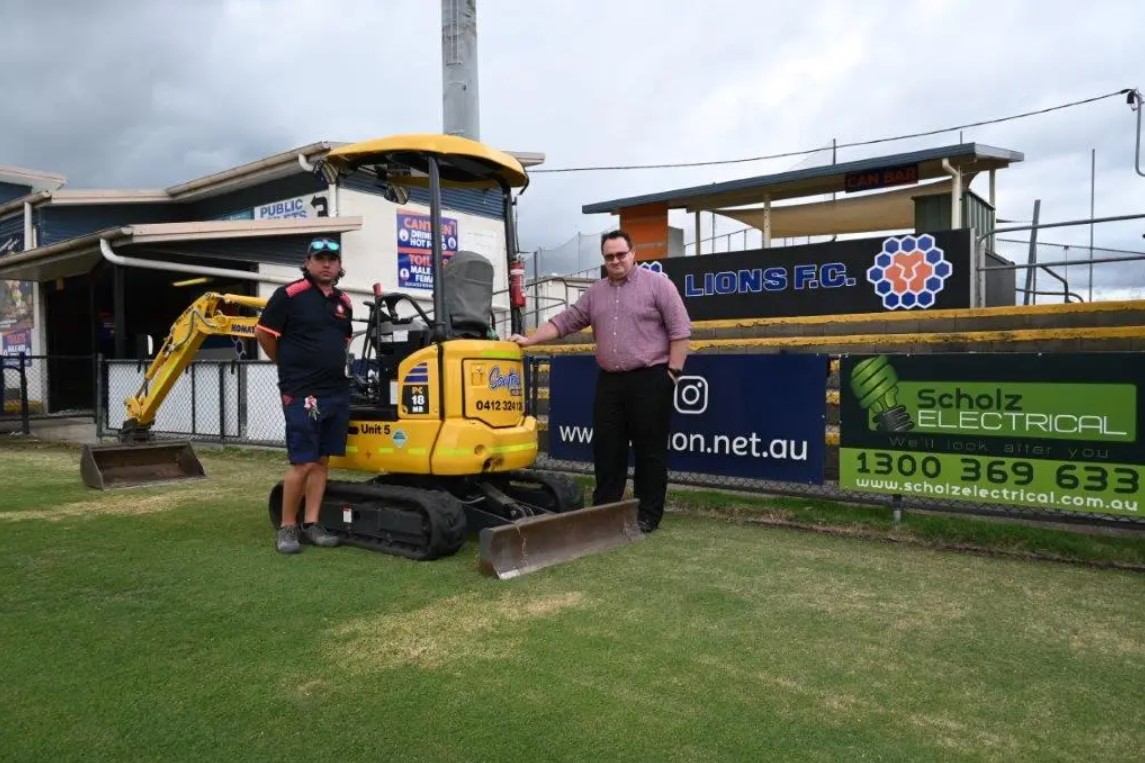 Komatsu announces three-year sponsorship with leading Queensland football club