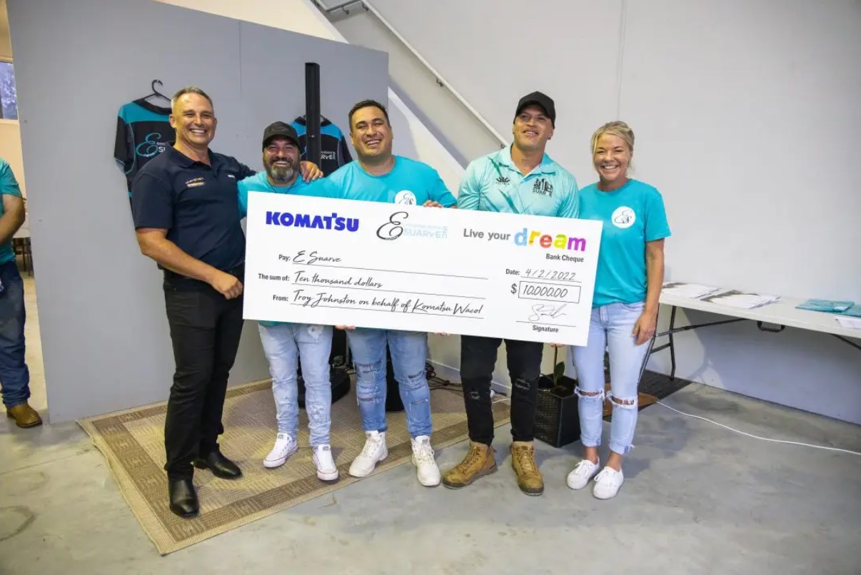 Government and Komatsu get behind Gold Coast youth employment start-up
