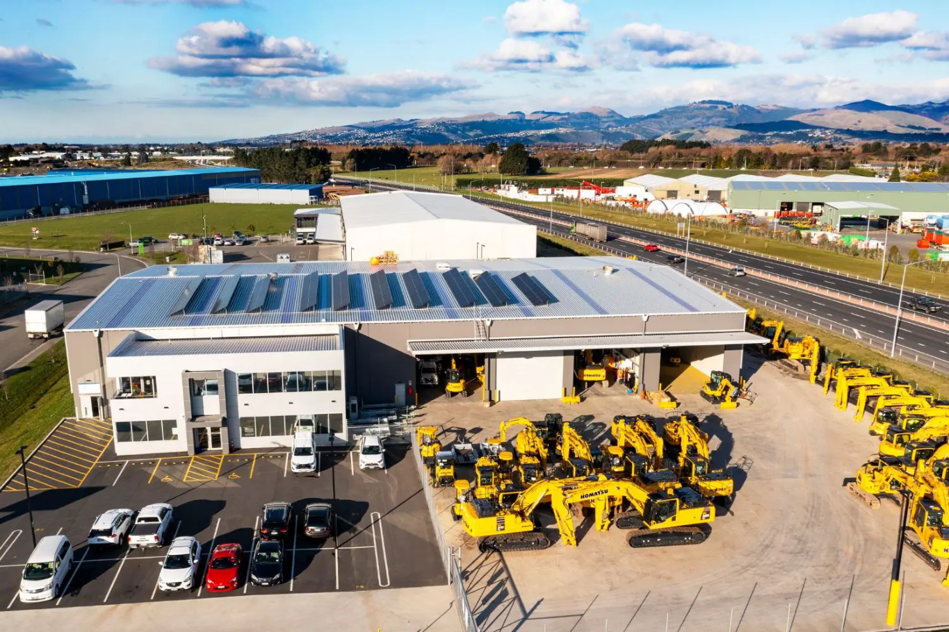 Komatsu NZ solar