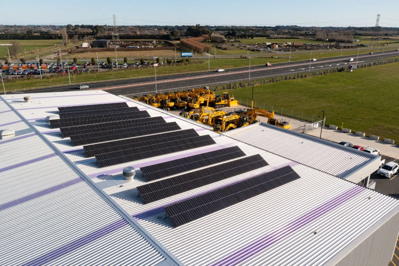 Komatsu NZ solar