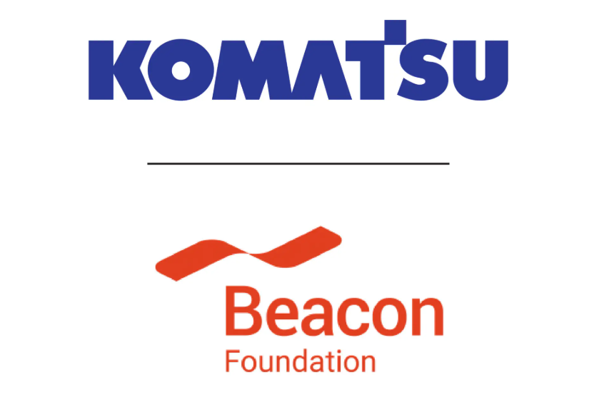 Komatsu celebrates 21st anniversary of Beacon Foundation partnership