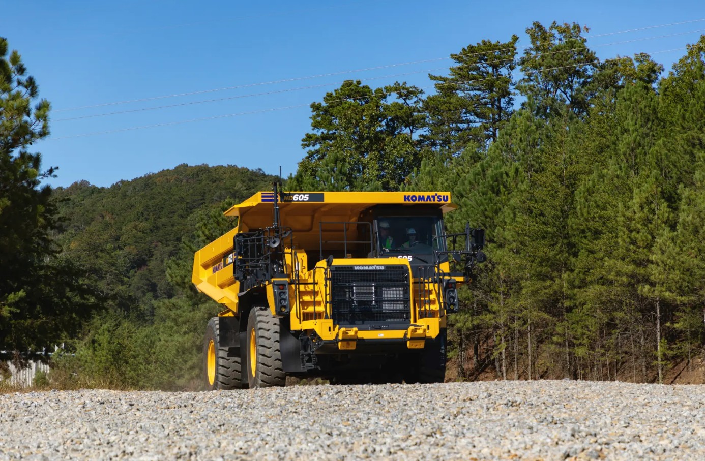 Komatsu rental machine