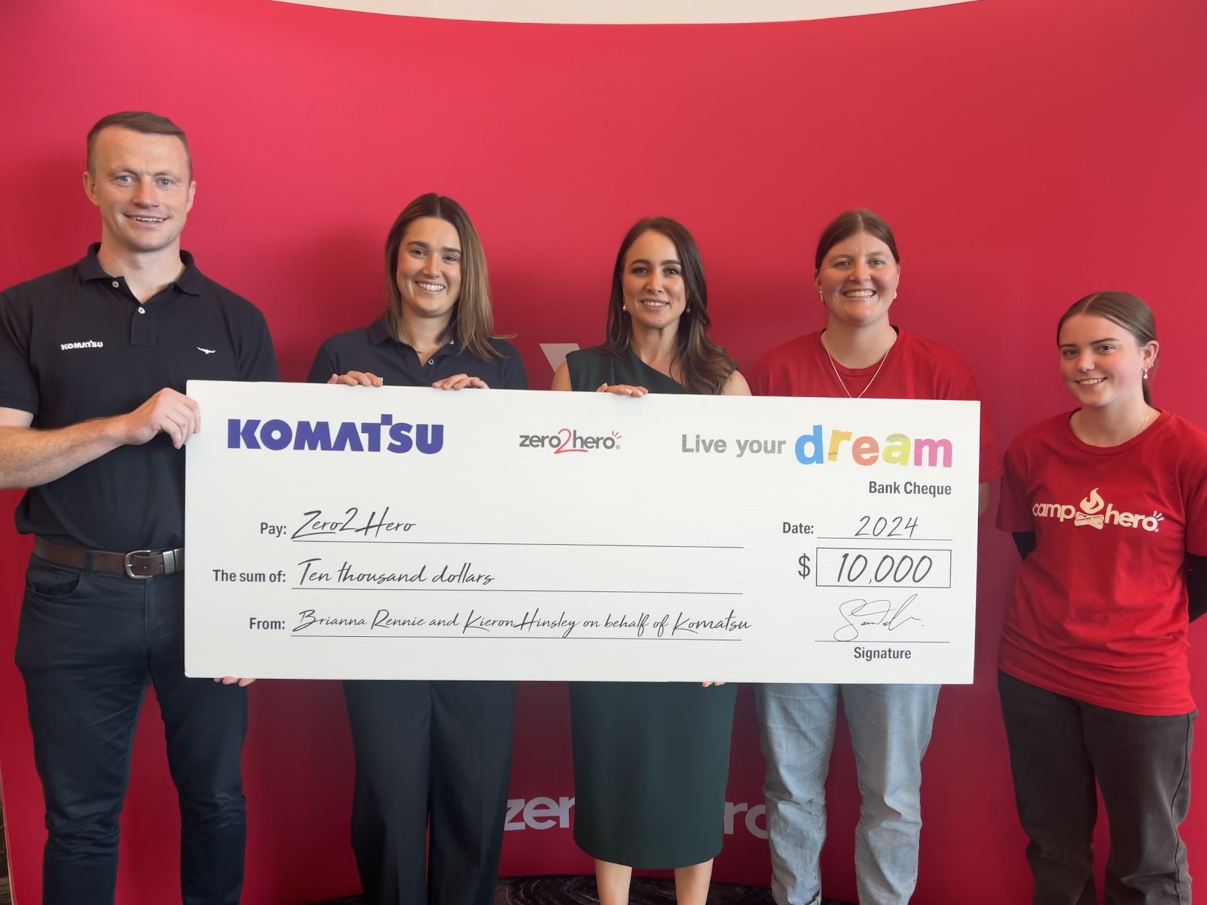 Komatsu employees take a trek to raise awareness for mental health
