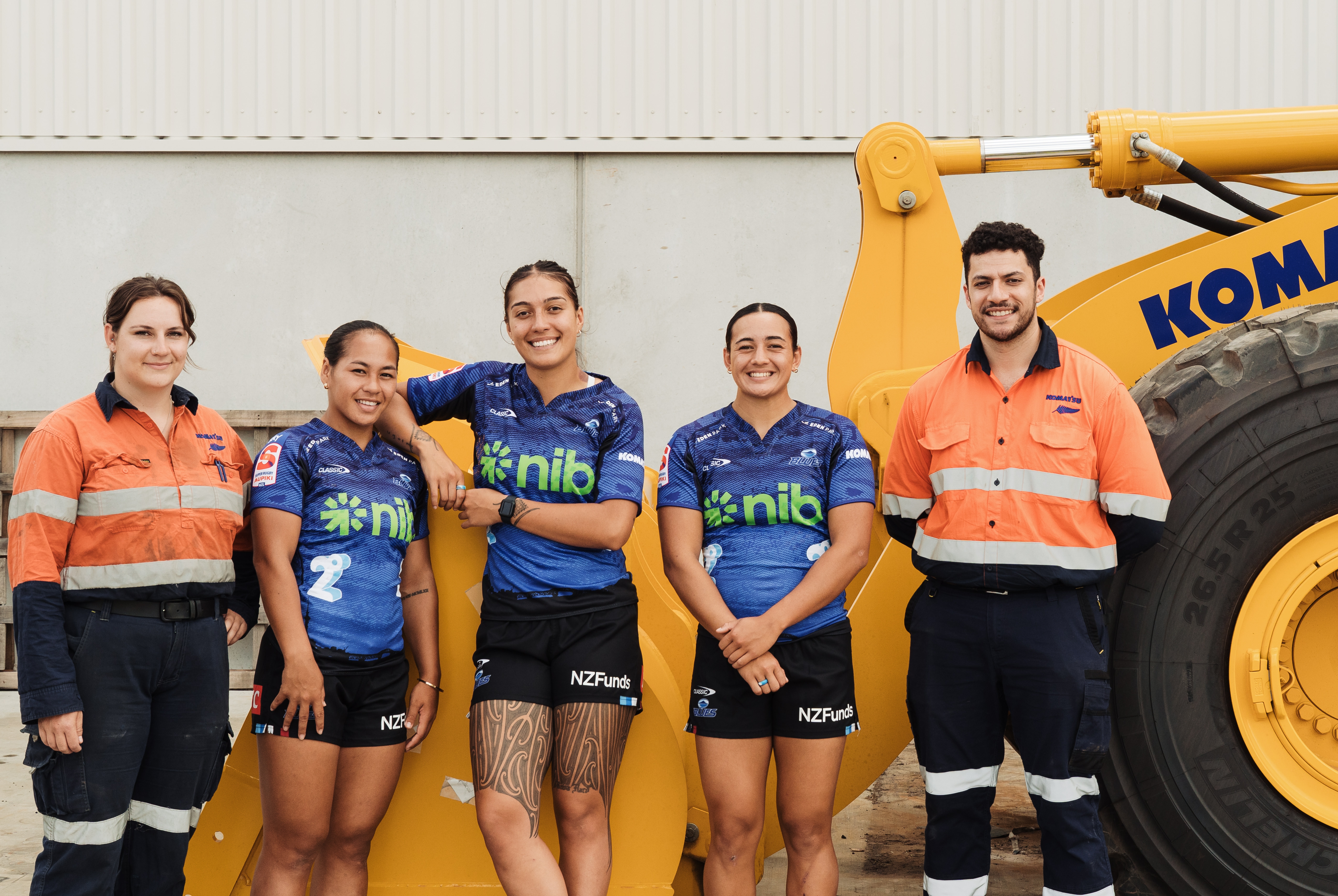 Komatsu extends partnership with nib Blues for another three years