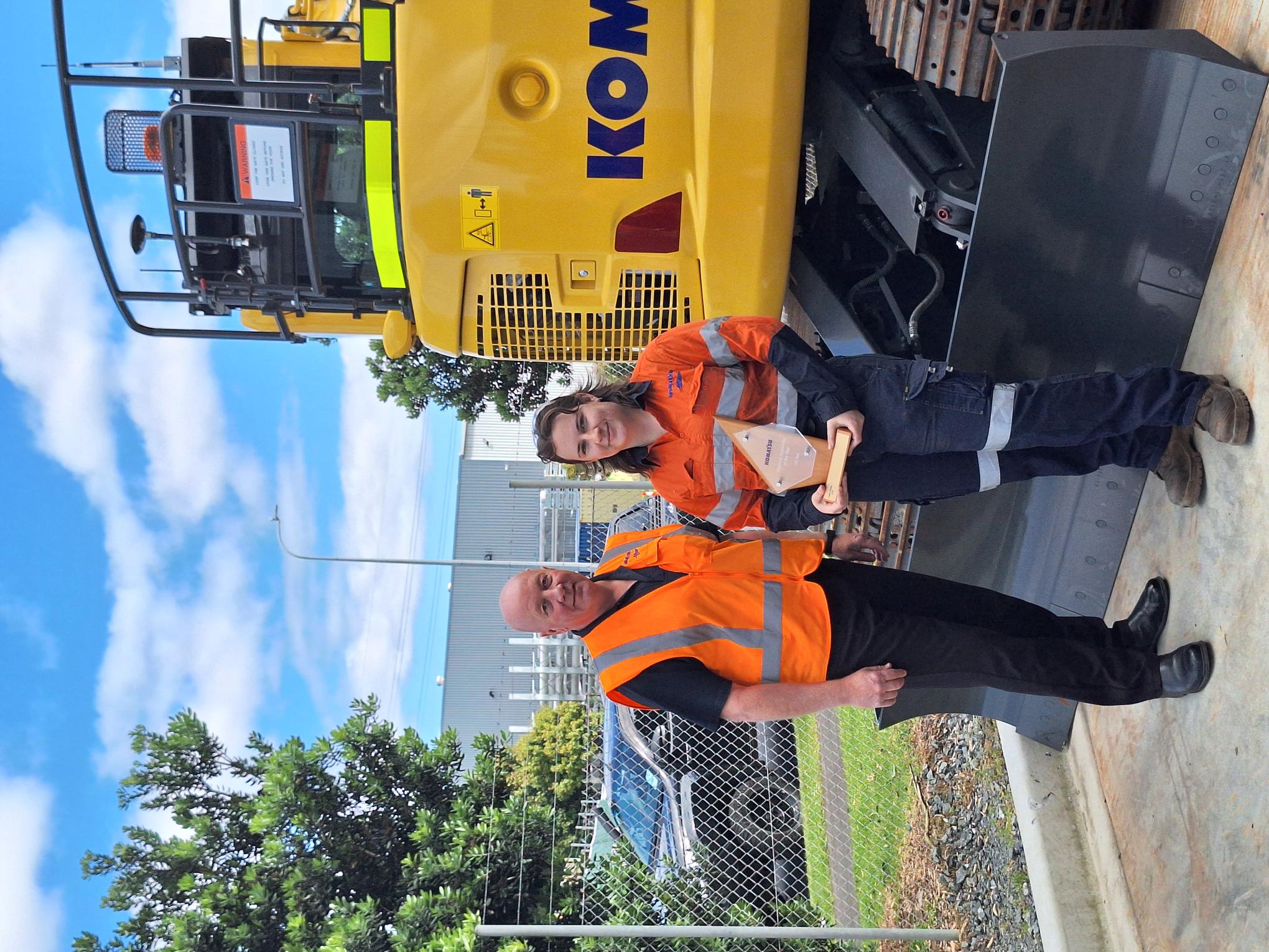 Komatsu NZ Cailtin Ritchie