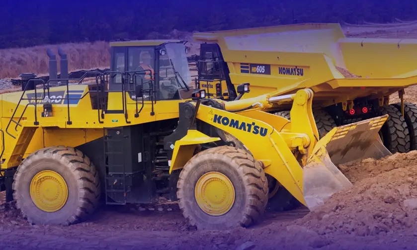 Komatsu machines