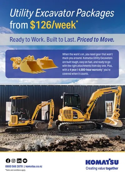 Komatsu nz utility packages flyer