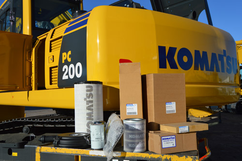 Komatsu parts warranty