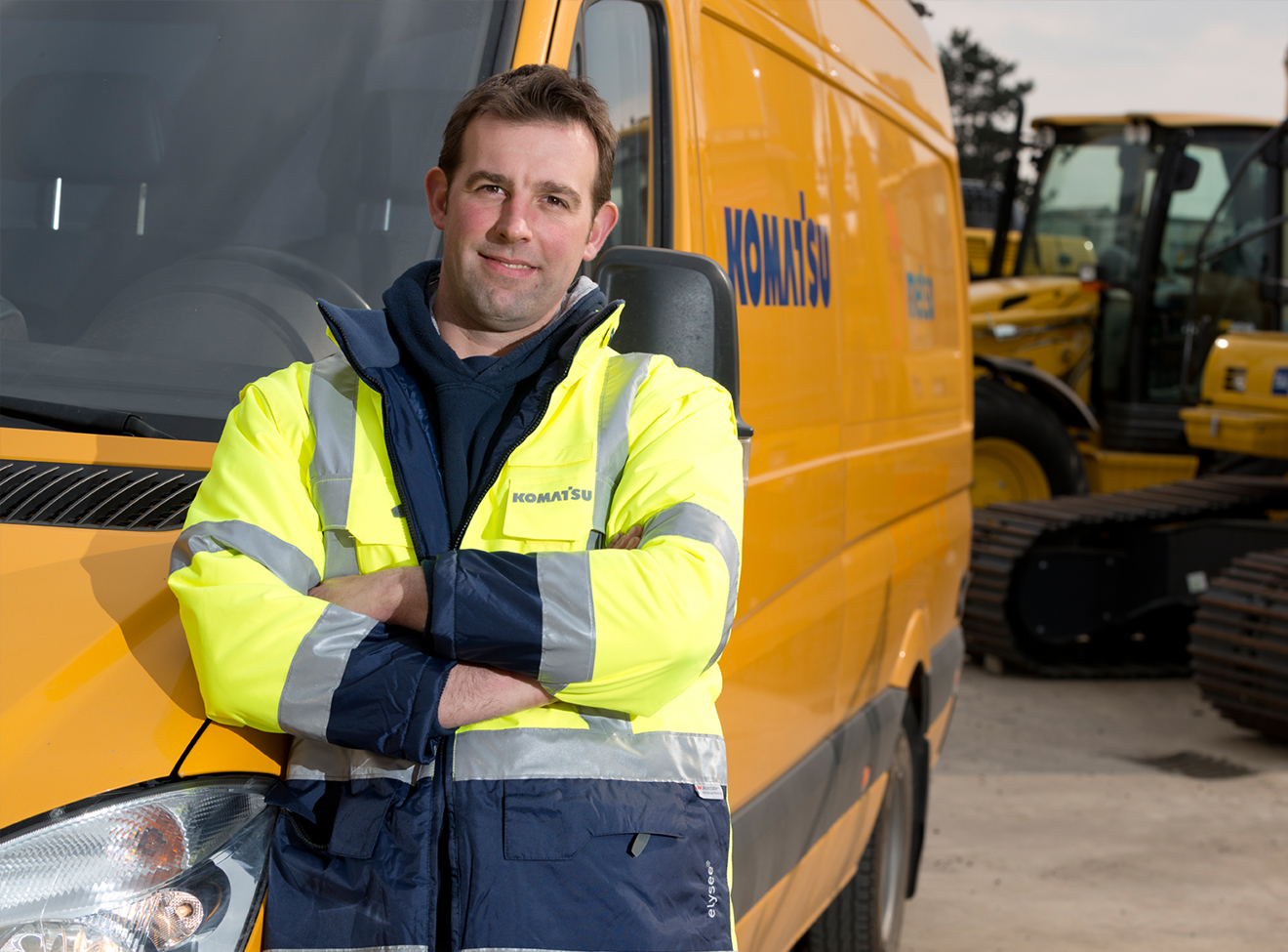 Komatsu parts warranty