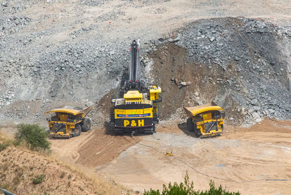 Two Komatsu 930-E 291